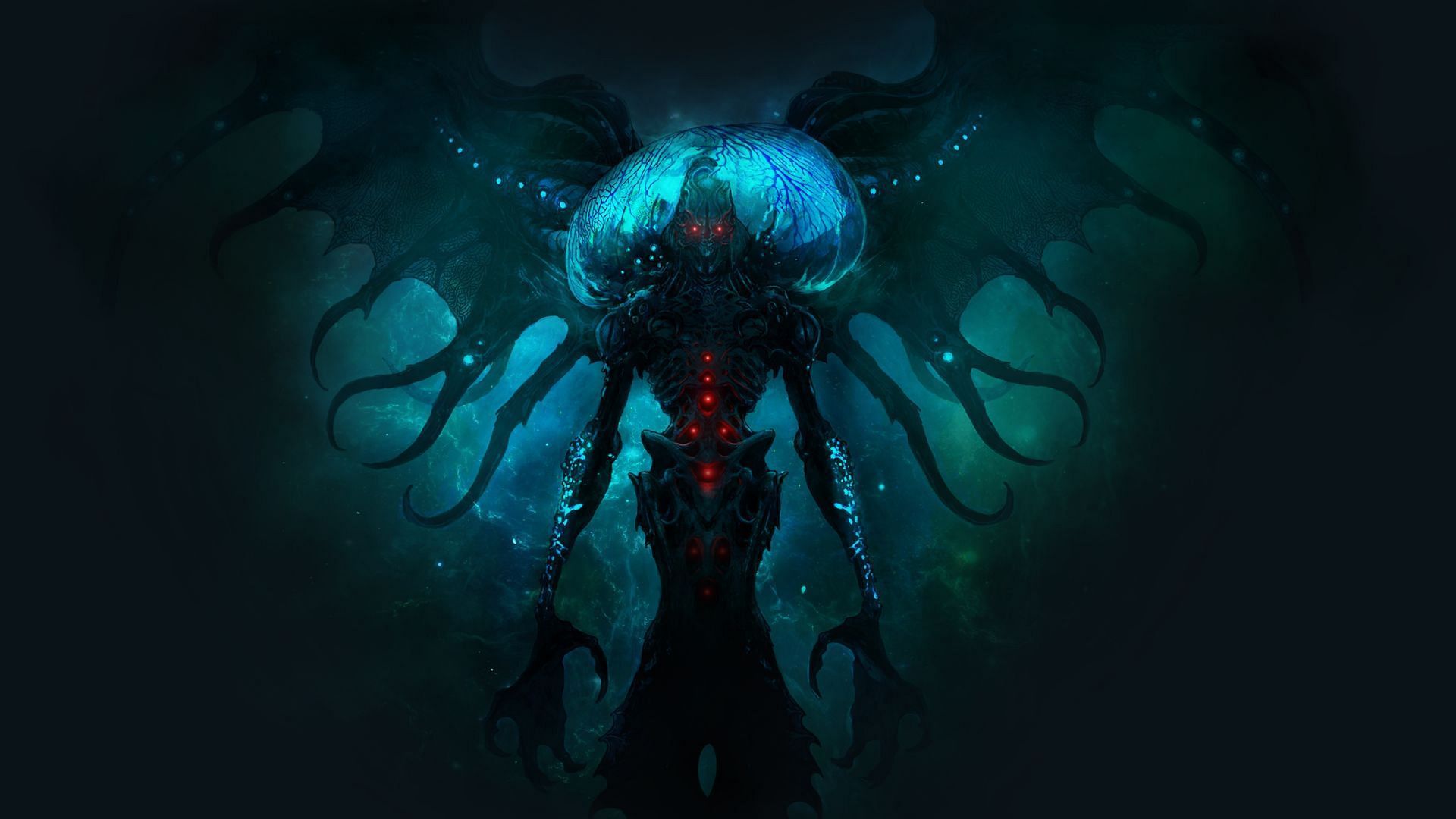 Eater of Worlds in Path of Exile (Image via Grinding Gear Games)